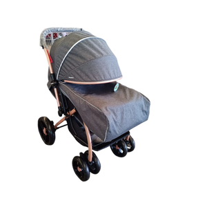 Coche Cuna c400 para Bebe de Lujo (Azul) - KINGDOM