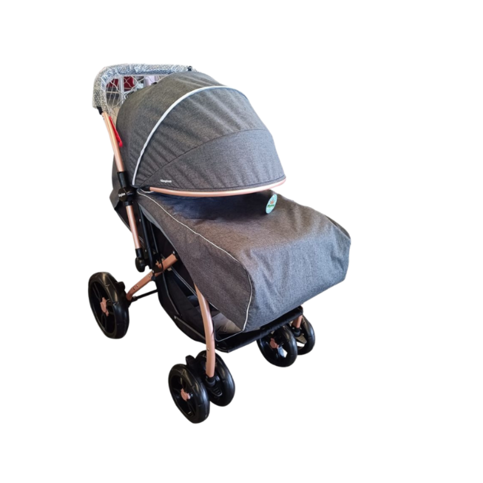 Coche Cuna c400 para Bebe de Lujo (Azul) - KINGDOM