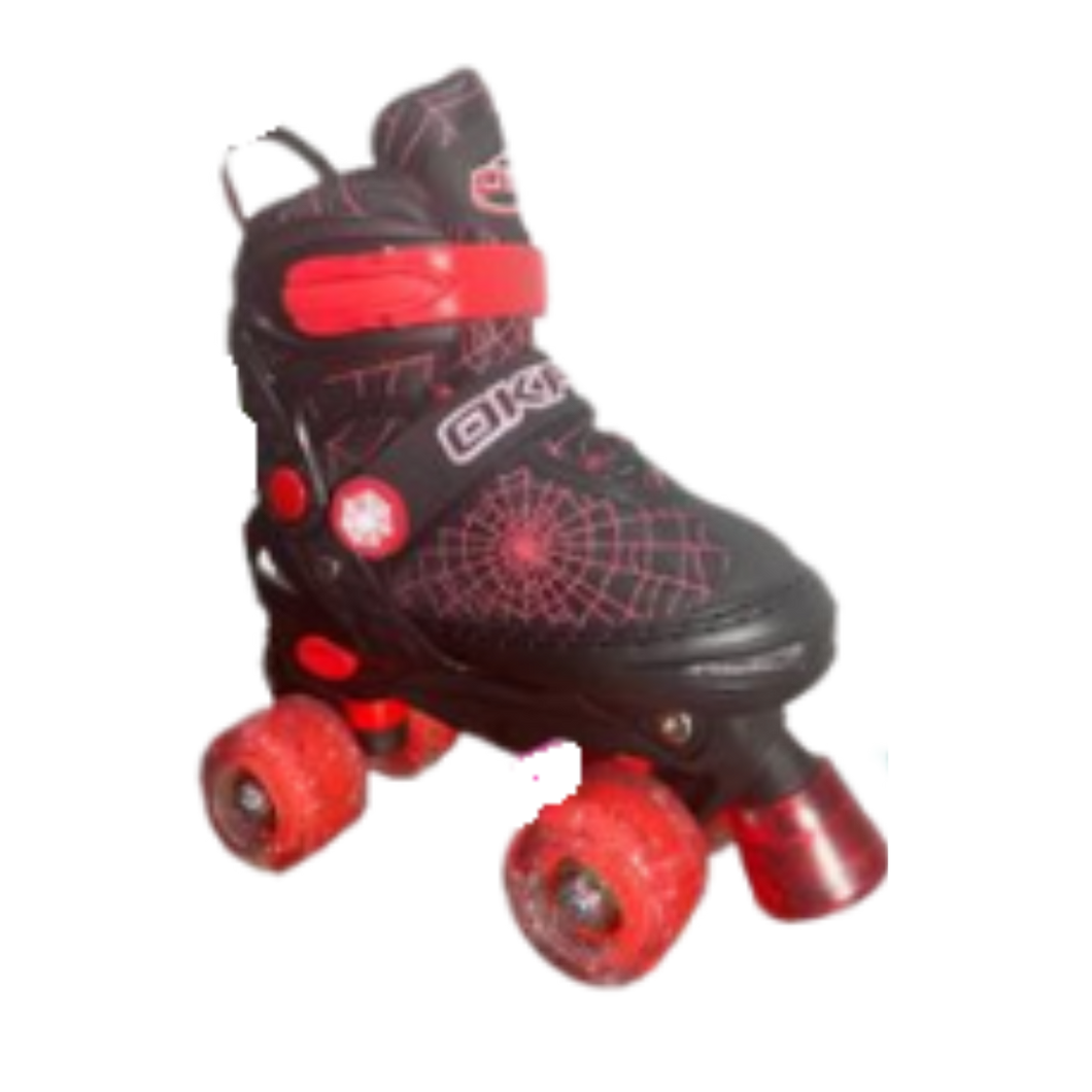 Patines Niños Regulable Kitty Medium (Rojo)34-37 - OKA