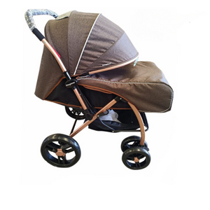 Coche Cuna c400 para Bebe de Lujo (Dorado) - KINGDOM