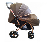 Coche Cuna c400 para Bebe de Lujo (Dorado) - KINGDOM