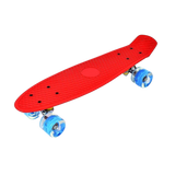 Skate Penny Patineta Para Niños y adolescentes con luces led(Rojo)- OKA