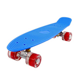 Skate Penny Patineta Para Niños y adolescentes con luces led(Celeste)- OKA