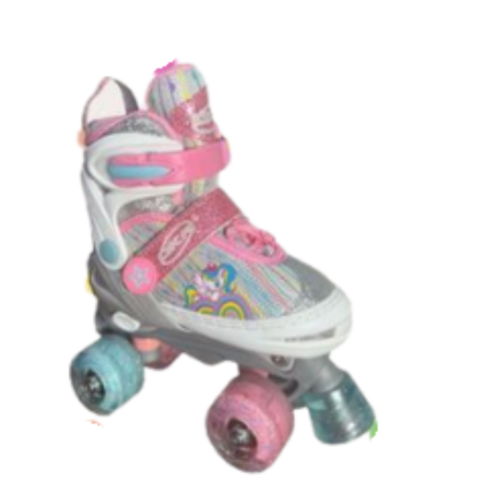 Patines Niños Regulable Kitty Medium (Blanco)34-37 - OKA