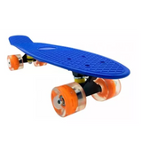 Skate Penny Patineta Para Niños y adolescentes con luces led(Azul)- OKA