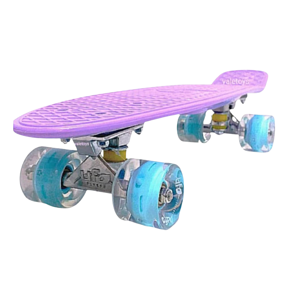 Skate Penny Patineta Para Niños y adolescentes con luces led(Rosado)- OKA