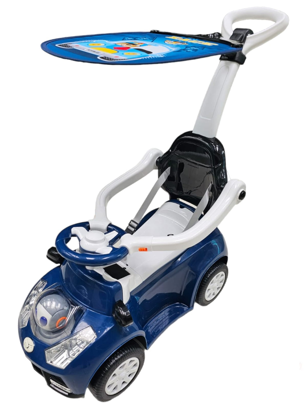 Buggy Correpasillo Musical Azul - BBSTAR