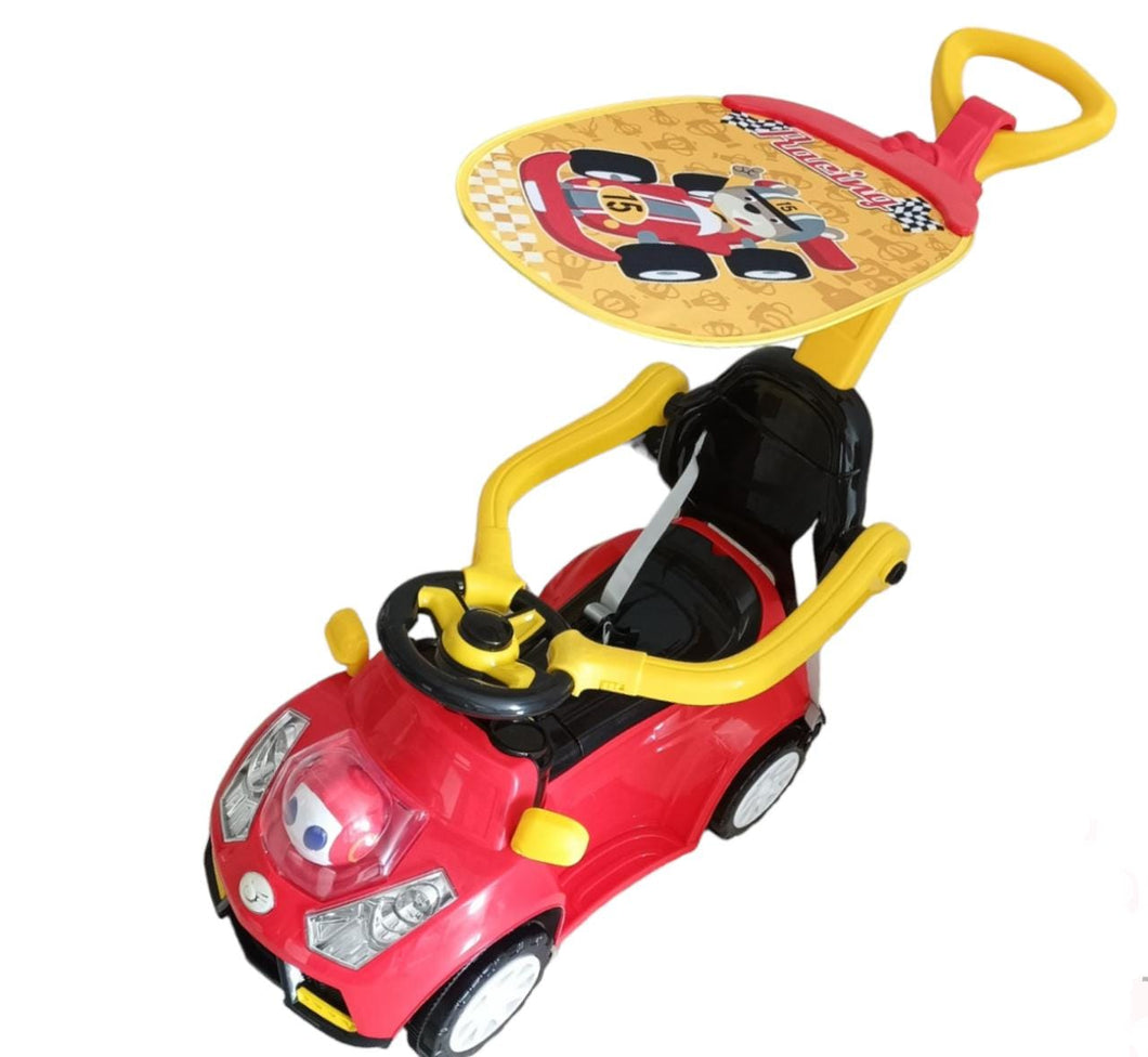 Buggy Correpasillo Musical Amarillo - BBSTAR