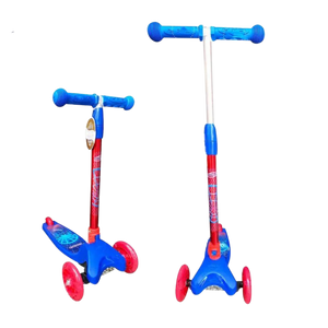 Scooter Infantil Carro + Kit de Protección Varon(Azul)  - OKA