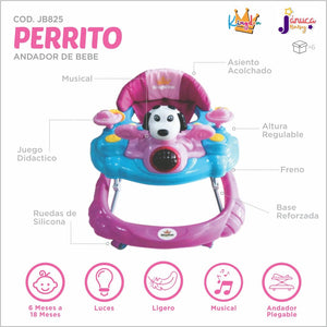 Andador Para Bebé (modelo Pato) Rosado- KINGDOM – JIMELAND